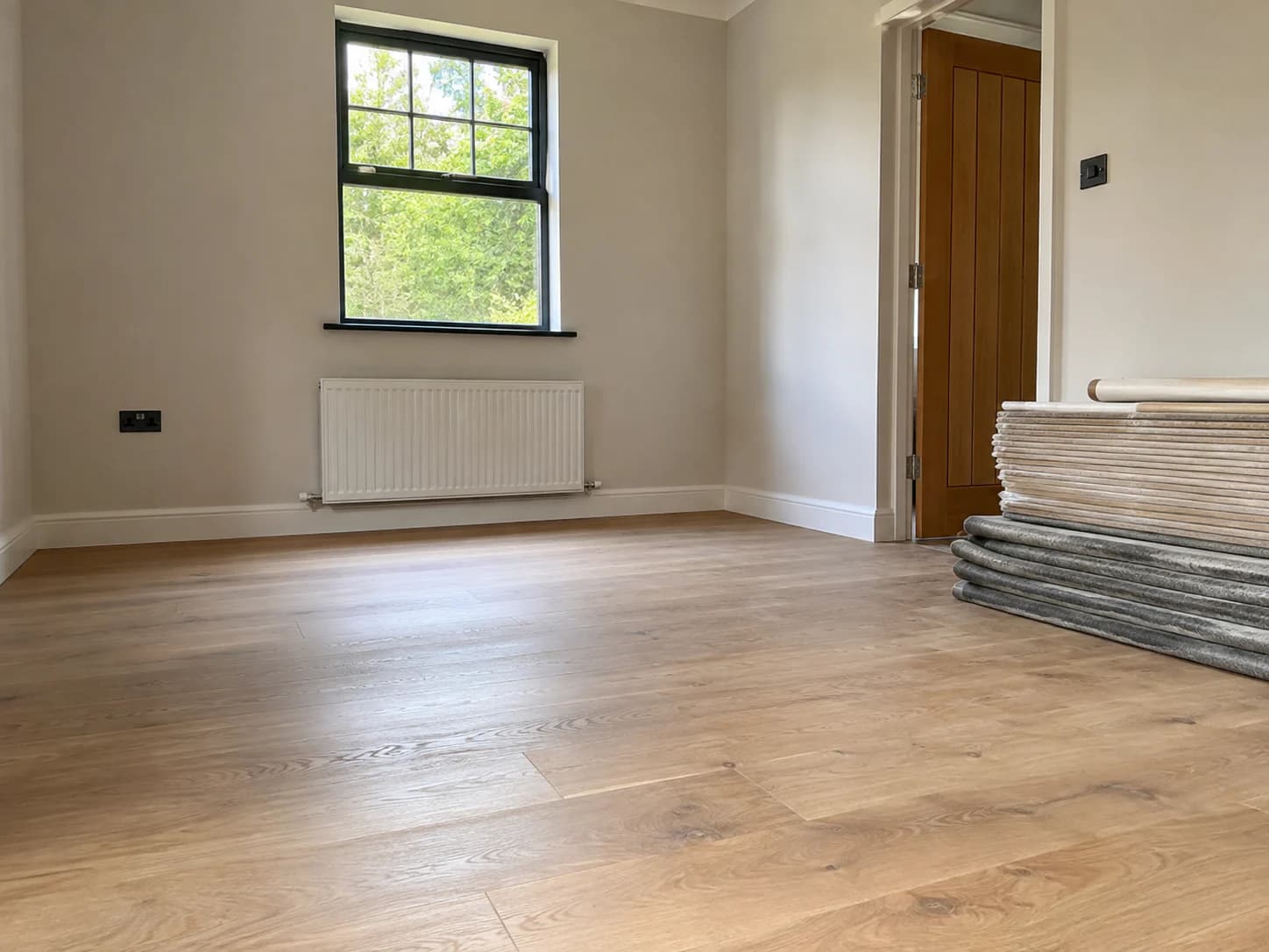 Property after construction dust removal
